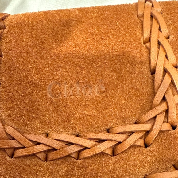 Chloe Tan Leather Crossbody Bag HUDSON MINI - Picture 4 of 11